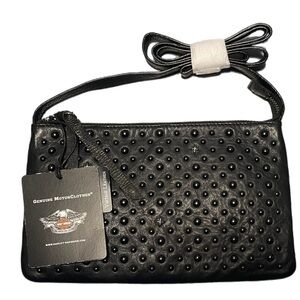 Harley-Davidson Black Studded Crossbody